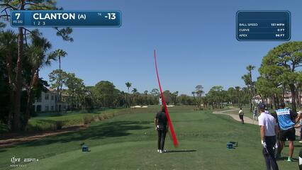 Luke Clanton | Round 4 | 7th hole | Shot 1 | 2025 Cognizant Classic