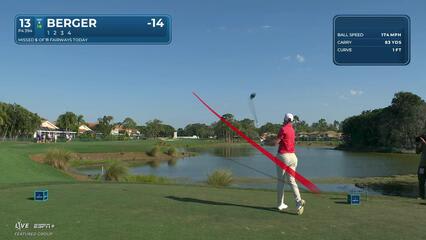 Daniel Berger | Round 4 | 13th hole | Shot 1 | 2025 Cognizant Classic