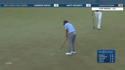Adam Schenk | Round 1 | 16th hole | Shot 4 | 2026 THE PLAYERS