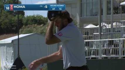 Max Homa | Round 2 | 9th hole | Shot 4 | 2025 Sanderson Farms