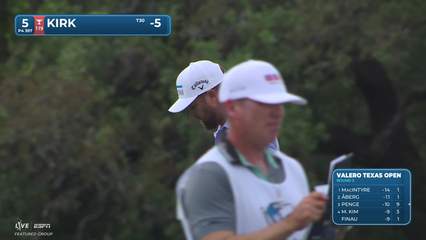 Chris Kirk | Round 3 | 5th hole | Shot 2 | 2026 Valero