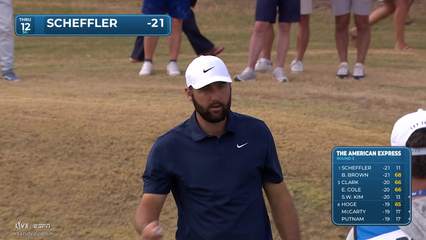 Scottie Scheffler | Round 3 | 12th hole | Shot 4 | 2026 The American Express