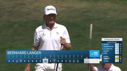Bernhard Langer | Round 3 | 17th hole | Shot 2 | 2026 Cologuard