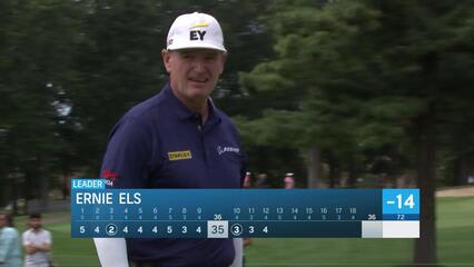 Ernie Els | Round 3 | 12th hole | Shot 4 | 2025 Ally Challenge