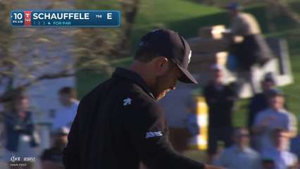 Xander Schauffele | Round 2 | 10th hole | Shot 4 | 2026 WM Phoenix Open
