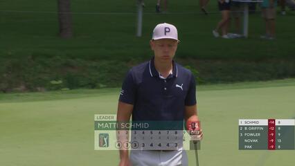 Matti Schmid | Round 3 | 8th hole | Shot 3 | 2025 Charles Schwab