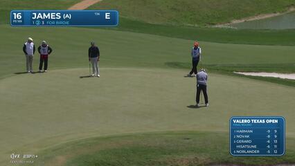 Benjamin James | Round 4 | 16th hole | Shot 3 | 2025 Valero
