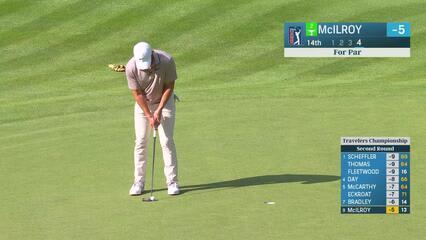 Rory McIlroy | Round 2 | 14th hole | Shot 4 | 2025 Travelers