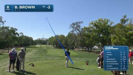 Blades Brown | Round 2 | 8th hole | Shot 1 | 2026 Valspar