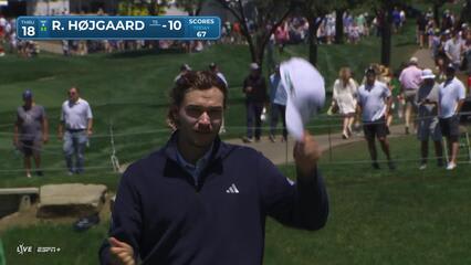 Rasmus Højgaard | Round 2 | 18th hole | Shot 4 | 2025 THE CJ CUP