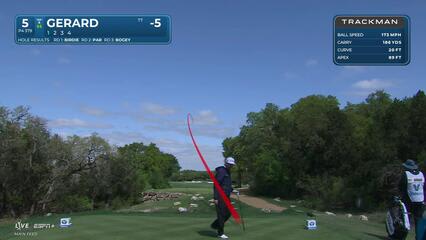 Ryan Gerard | Round 4 | 5th hole | Shot 1 | 2025 Valero