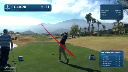 Wyndham Clark | Round 2 | 9th hole | Shot 1 | 2026 The American Express