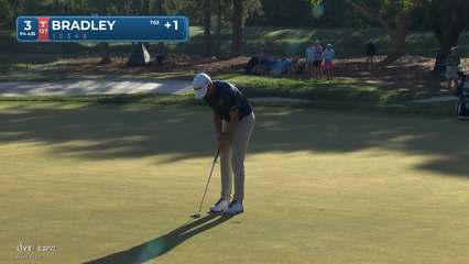 Keegan Bradley | Round 4 | 3rd hole | Shot 5 | 2026 Valspar