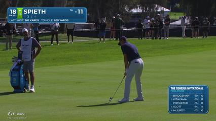 Jordan Spieth | Round 4 | 18th hole | Shot 2 | 2026 The Genesis