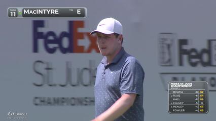 Robert MacIntyre | Round 1 | 11th hole | Shot 2 | 2025 FedEx St. Jude