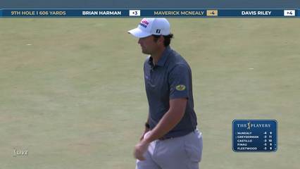 Davis Riley | Round 1 | 9th hole | Shot 5 | 2026 THE PLAYERS