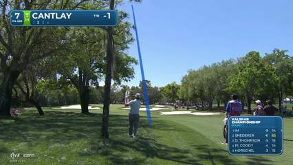 Patrick Cantlay | Round 1 | 7th hole | Shot 2 | 2026 Valspar