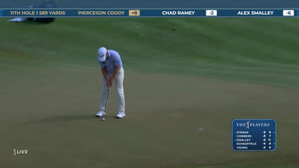 Pierceson Coody | Round 2 | 11th hole | Shot 8 | 2026 THE PLAYERS