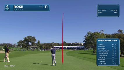 Justin Rose | Round 2 | 6th hole | Shot 2 | 2026 Farmers