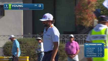 Cameron Young | Round 2 | 1st hole | Shot 5 | 2026 WM Phoenix Open