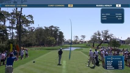 Corey Conners | Round 3 | 16th hole | Shot 1 | 2025 THE PLAYERS