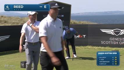 Patrick Reed | Round 1 | 4th hole | Shot 1 | 2026 Genesis Scottish Open