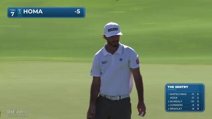 Max Homa | Round 2 | 7th hole | Shot 4 | 2025 The Sentry