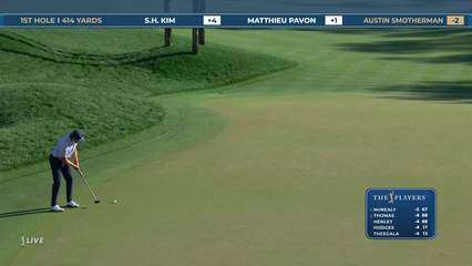 Austin Smotherman | Round 1 | 1st hole | Shot 3 | 2026 THE PLAYERS