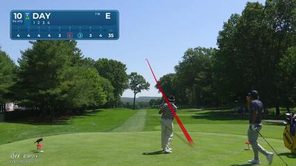 Jason Day | Round 1 | 10th hole | Shot 1 | 2025 Travelers