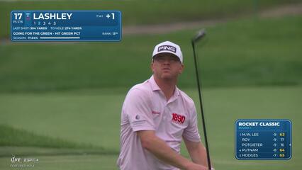 Nate Lashley | Round 1 | 17th hole | Shot 2 | 2025 Rocket Classic