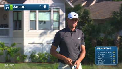 Ludvig Åberg | Round 2 | 17th hole | Shot 3 | 2026 RBC Heritage
