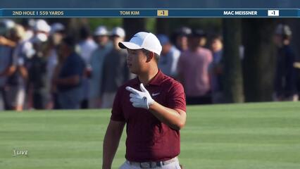 Tom Kim | Round 3 | 2nd hole | Shot 3 | 2025 THE PLAYERS