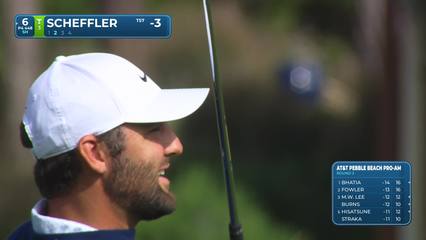 Scottie Scheffler | Round 2 | 6th hole | Shot 2 | 2026 AT&T Pebble Beach