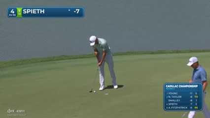 Jordan Spieth | Round 2 | 4th hole | Shot 3 | 2026 Cadillac