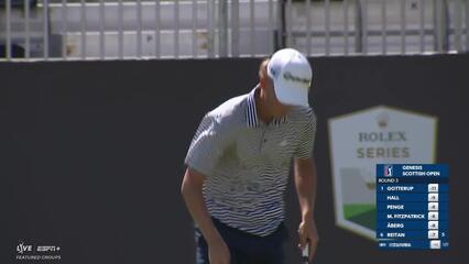 Martin Couvra | Round 3 | 18th hole | Shot 5 | 2025 Genesis Scottish Open