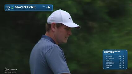 Robert MacIntyre | Round 3 | 13th hole | Shot 3 | 2025 Charles Schwab