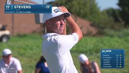 Sam Stevens | Round 3 | 17th hole | Shot 1 | 2025 3M Open