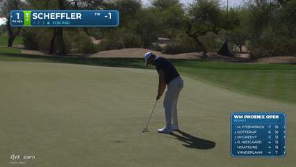 Scottie Scheffler | Round 1 | 1st hole | Shot 5 | 2026 WM Phoenix Open