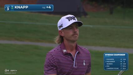 Jake Knapp | Round 2 | 12th hole | Shot 3 | 2025 Wyndham