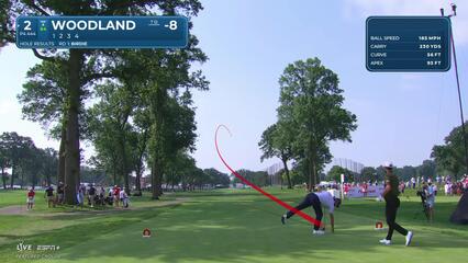 Gary Woodland | Round 2 | 2nd hole | Shot 1 | 2025 Rocket Classic