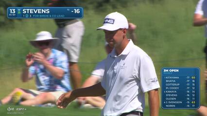 Sam Stevens | Round 3 | 13th hole | Shot 2 | 2025 3M Open