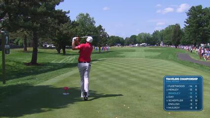 Keegan Bradley | Round 4 | 7th hole | Shot 1 | 2025 Travelers