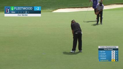 Tommy Fleetwood | Round 1 | 15th hole | Shot 4 | 2026 Truist Championship
