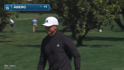 Ludvig Åberg | Round 1 | 15th hole | Shot 5 | 2025 Arnold Palmer