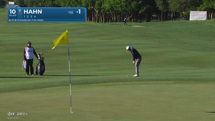 James Hahn | Round 2 | 10th hole | Shot 3 | 2025 THE CJ CUP