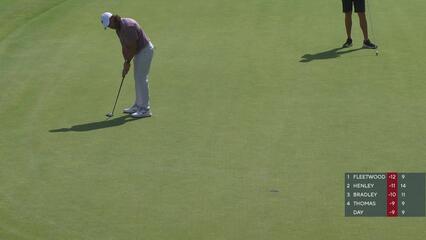 Tommy Fleetwood | Round 3 | 10th hole | Shot 3 | 2025 Travelers