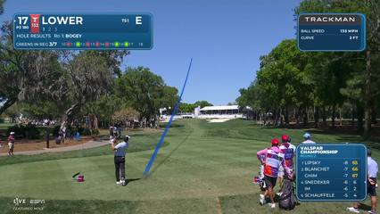 Justin Lower | Round 2 | 17th hole | Shot 1 | 2026 Valspar