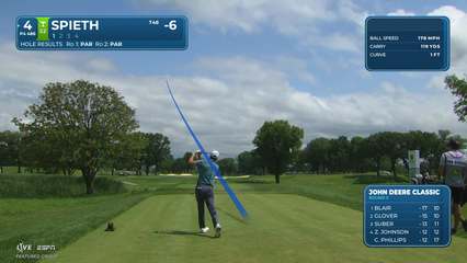 Jordan Spieth | Round 3 | 4th hole | Shot 1 | 2026 John Deere