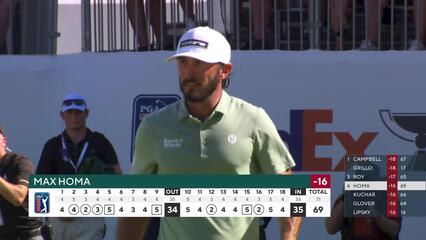 Max Homa | Round 4 | 18th hole | Shot 4 | 2025 John Deere