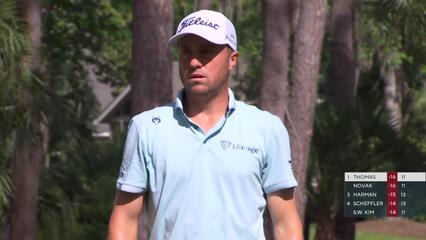 Justin Thomas | Round 4 | 12th hole | Shot 4 | 2025 RBC Heritage